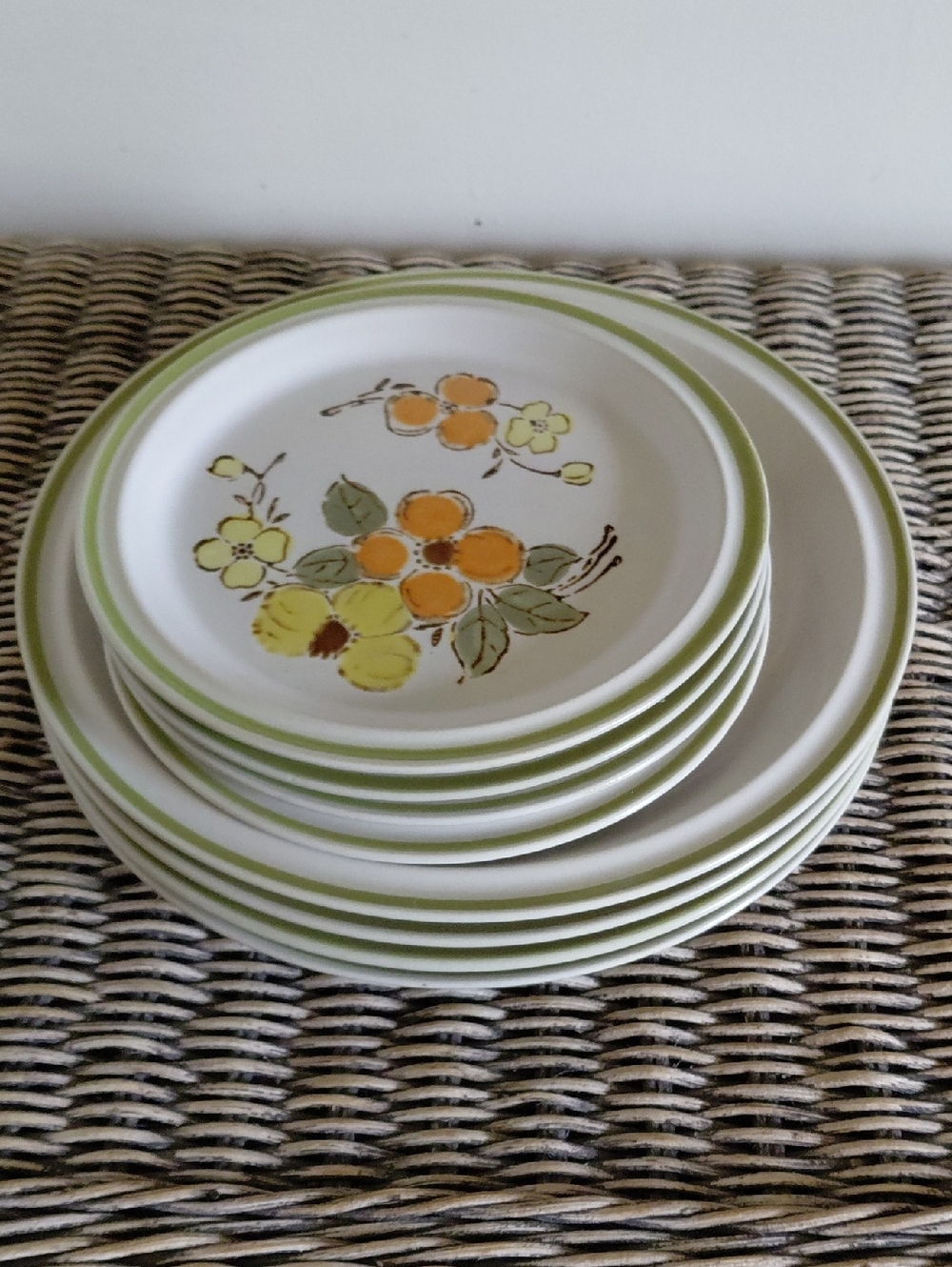 Vintage Harvest Collection 'Mountain Flowers' Plates {8}